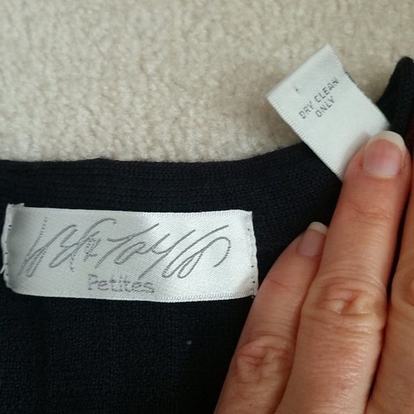 Lord & Taylor wool vest multi color PL - Picture 5 of 5